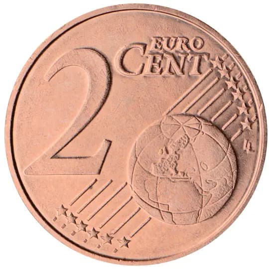Front of Malta 2 euro cent