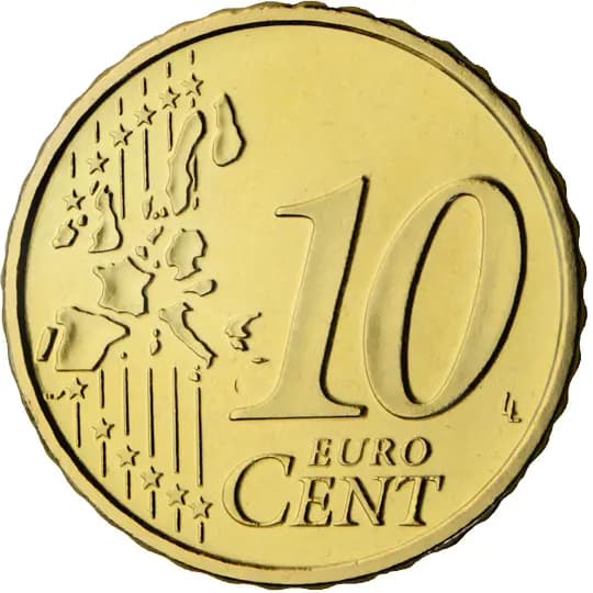 Front of Spain 10 euro cent