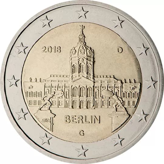 Back of Germany 2 euro Back of Germany 2 euro