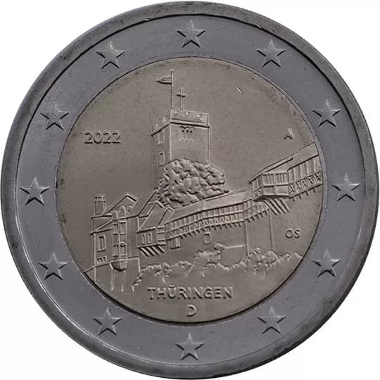 Back of Germany 2 euro Back of Germany 2 euro