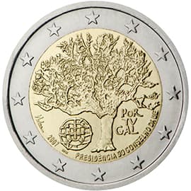 Back of Portugal 2 euro Back of Portugal 2 euro