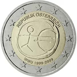 Back of Austria 2 euro Back of Austria 2 euro