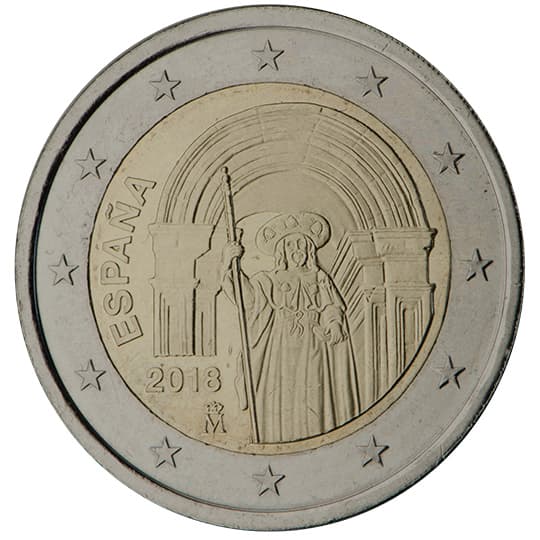 Back of Spain 2 euro Back of Spain 2 euro