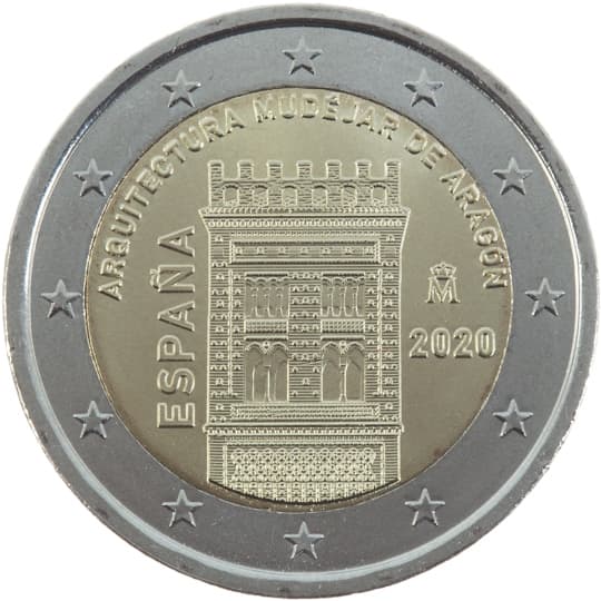 Back of Spain 2 euro Back of Spain 2 euro