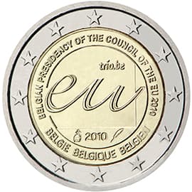 Back of Belgium 2 euro Back of Belgium 2 euro