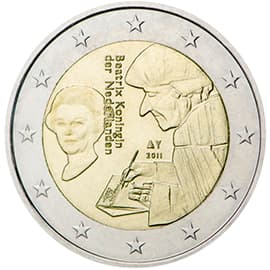 Back of Netherlands 2 euro Back of Netherlands 2 euro