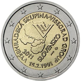Back of Slovakia 2 euro Back of Slovakia 2 euro