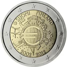 Back of Finland 2 euro Back of Finland 2 euro