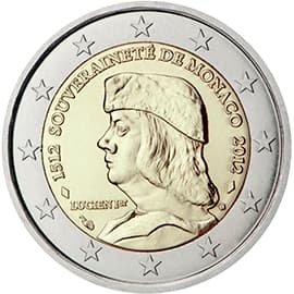Back of Monaco 2 euro Back of Monaco 2 euro