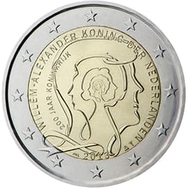 Back of Netherlands 2 euro Back of Netherlands 2 euro