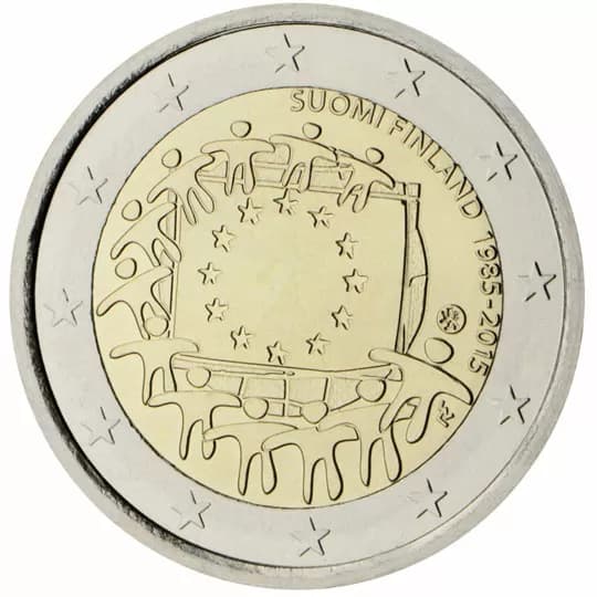 Back of Finland 2 euro Back of Finland 2 euro