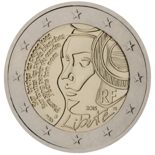 Back of France 2 euro Back of France 2 euro