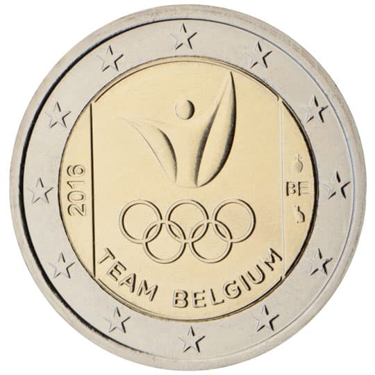 Back of Belgium 2 euro Back of Belgium 2 euro