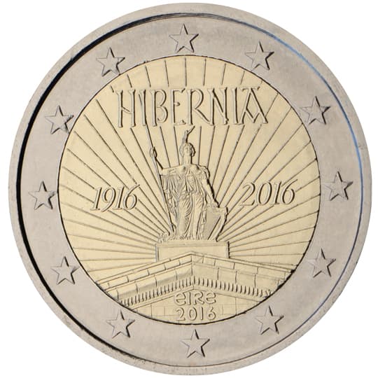 Back of Ireland 2 euro Back of Ireland 2 euro