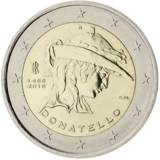 Back of Italy 2 euro Back of Italy 2 euro