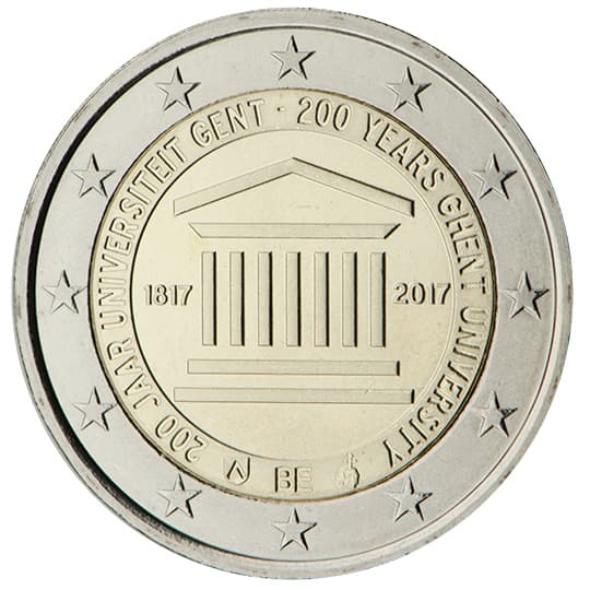 Back of Belgium 2 euro Back of Belgium 2 euro