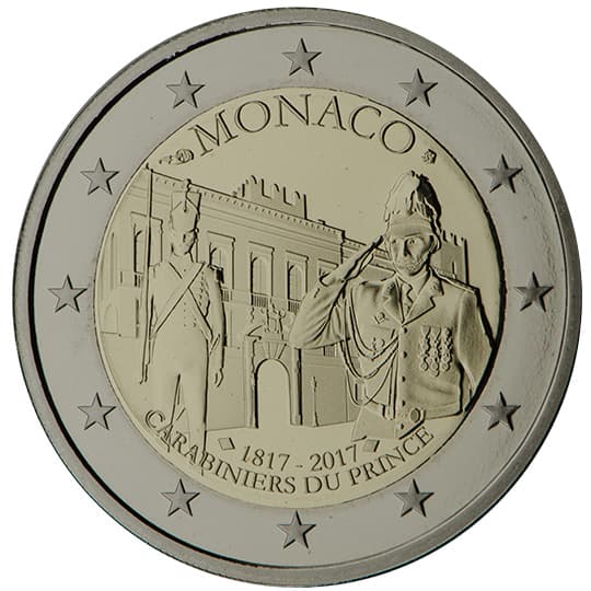 Back of Monaco 2 euro Back of Monaco 2 euro