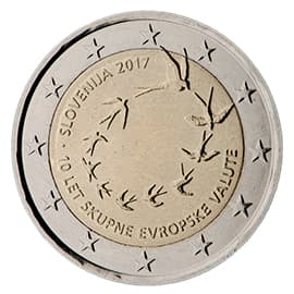 Back of Slovenia 2 euro Back of Slovenia 2 euro