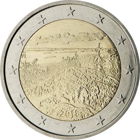 Back of Finland 2 euro Back of Finland 2 euro