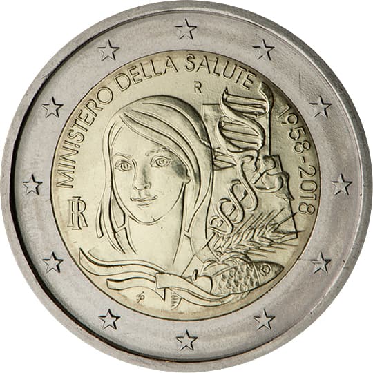 Back of Italy 2 euro Back of Italy 2 euro