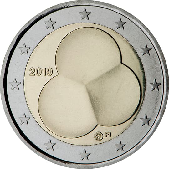 Back of Finland 2 euro Back of Finland 2 euro