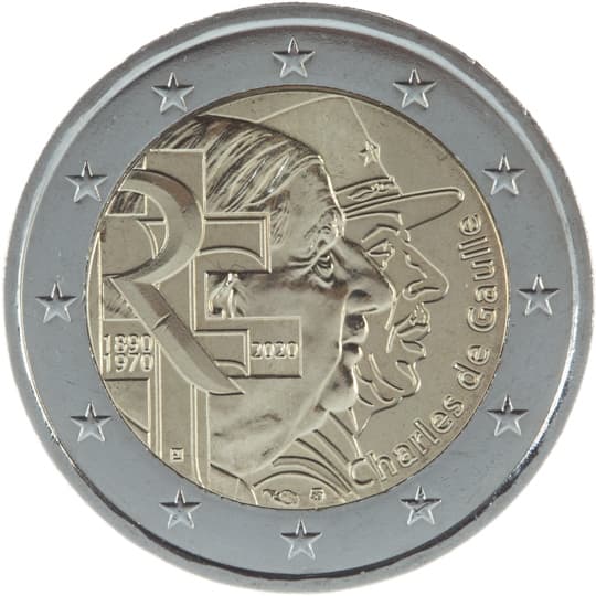 Back of France 2 euro Back of France 2 euro