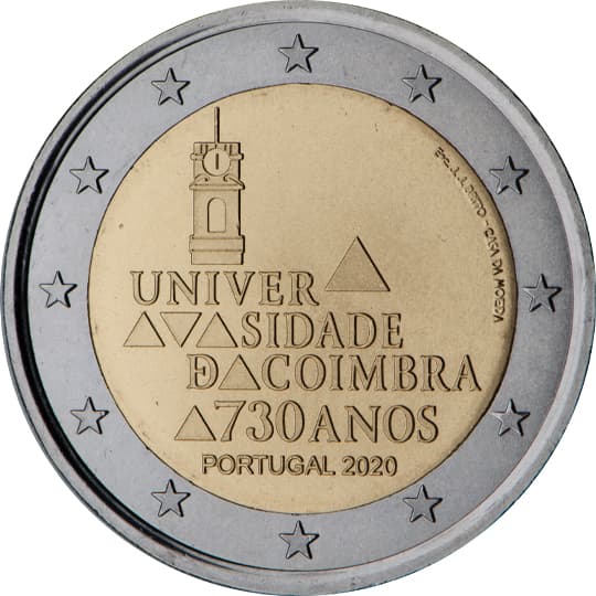 Back of Portugal 2 euro Back of Portugal 2 euro