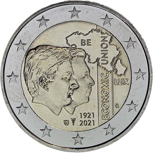 Back of Belgium 2 euro Back of Belgium 2 euro