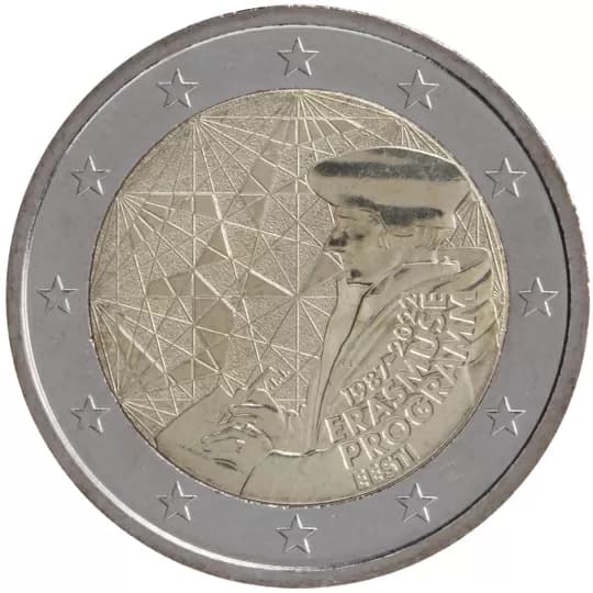 Back of Estonia 2 euro Back of Estonia 2 euro