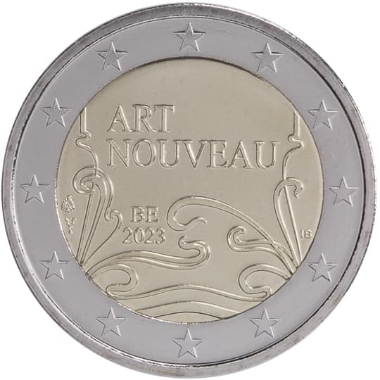 Back of Belgium 2 euro Back of Belgium 2 euro