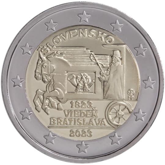 Back of Slovakia 2 euro Back of Slovakia 2 euro