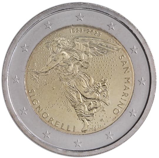Back of San Marino 2 euro Back of San Marino 2 euro
