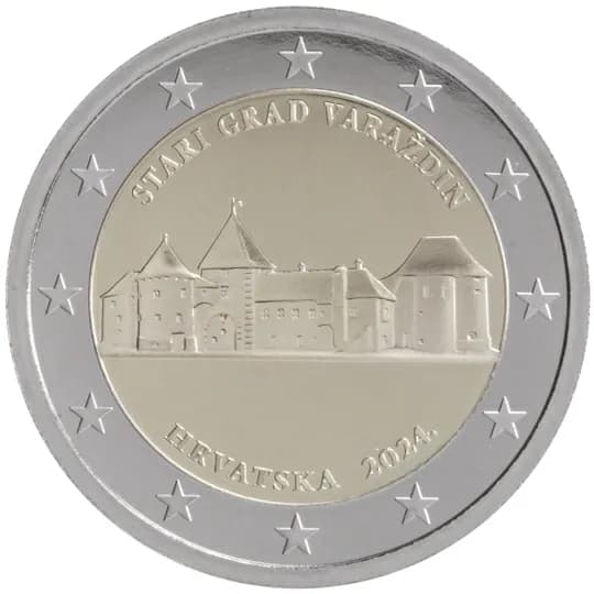 Back of Croatia 2 euro Back of Croatia 2 euro