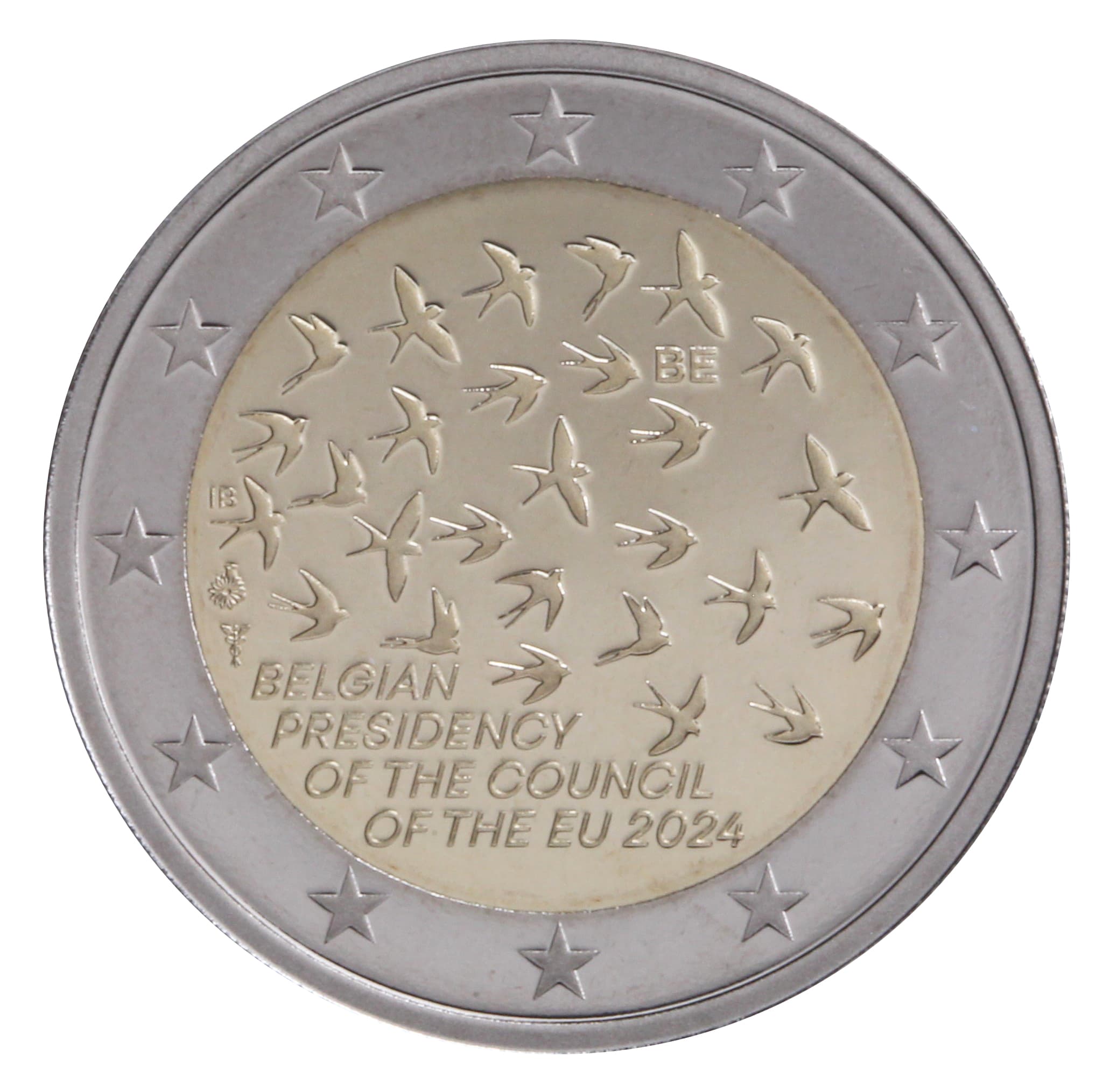 Back of Belgium 2 euro Back of Belgium 2 euro