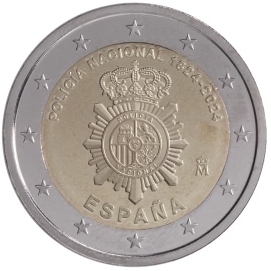 Back of Spain 2 euro Back of Spain 2 euro