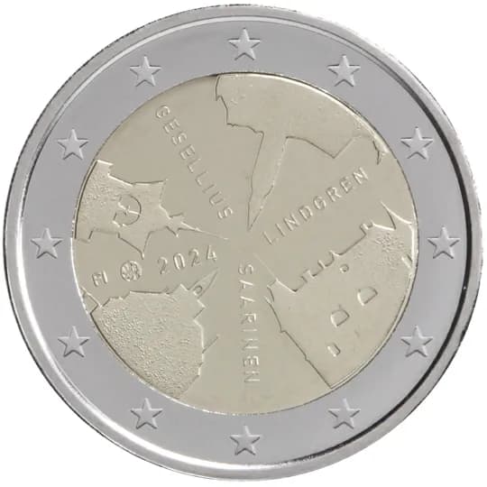Back of Finland 2 euro Back of Finland 2 euro