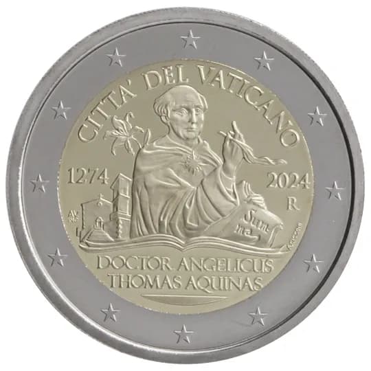 Back of Vatican City 2 euro Back of Vatican City 2 euro