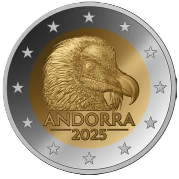 Back of Andorra 2 euro Back of Andorra 2 euro