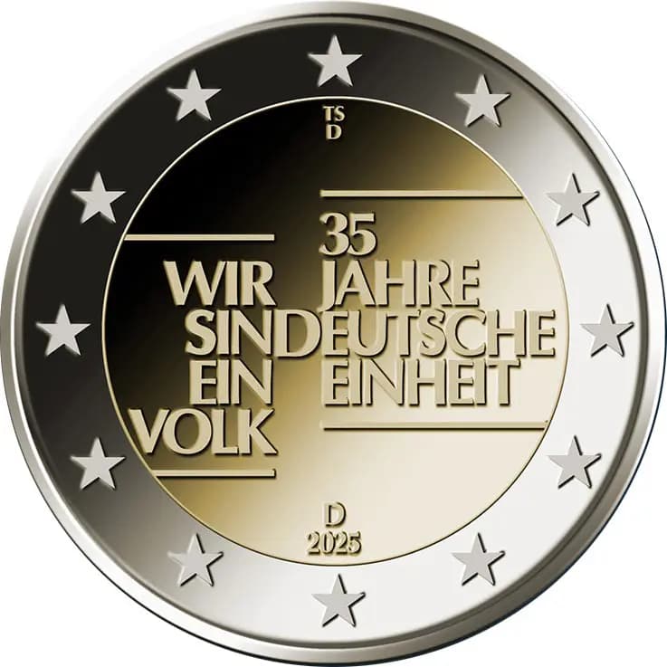 Back of Germany 2 euro Back of Germany 2 euro
