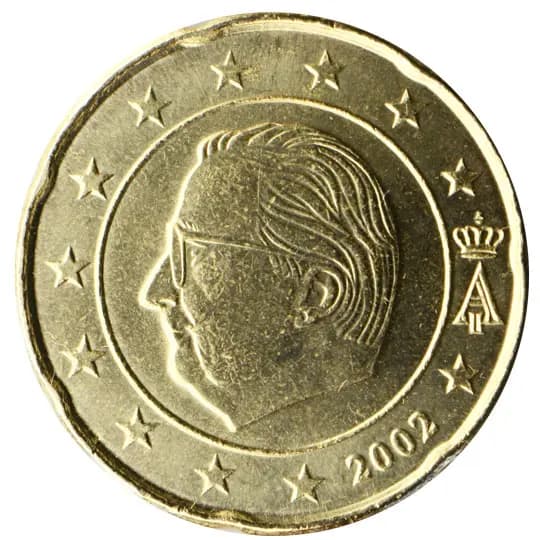 Back of Belgium 20 euro cent Back of Belgium 20 euro cent