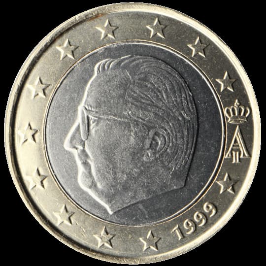 Back of Belgium 1 euro Back of Belgium 1 euro