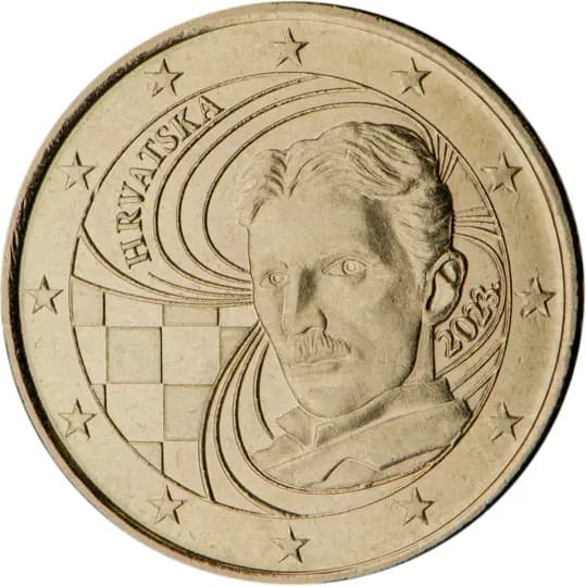 Back of Croatia 50 euro cent Back of Croatia 50 euro cent