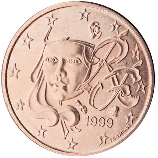 Back of France 1 euro cent Back of France 1 euro cent
