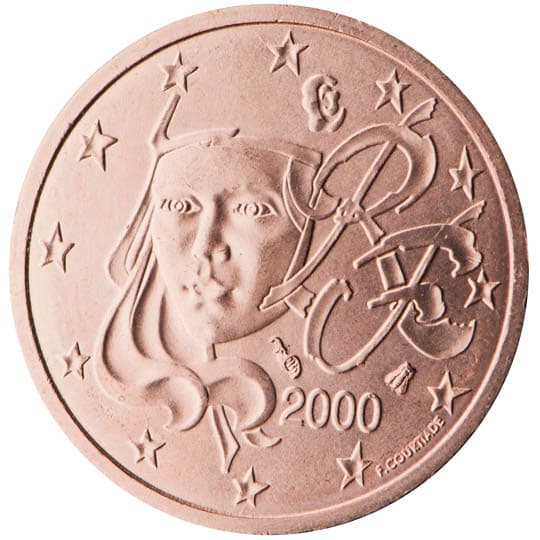 Back of France 2 euro cent Back of France 2 euro cent