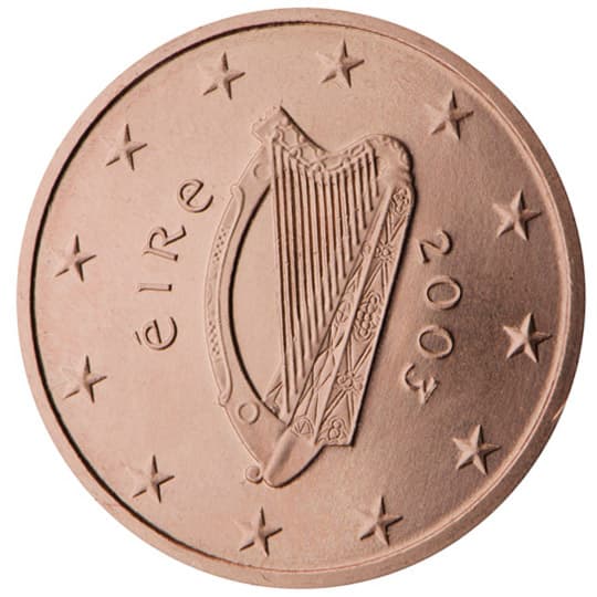 Back of Ireland 2 euro cent Back of Ireland 2 euro cent