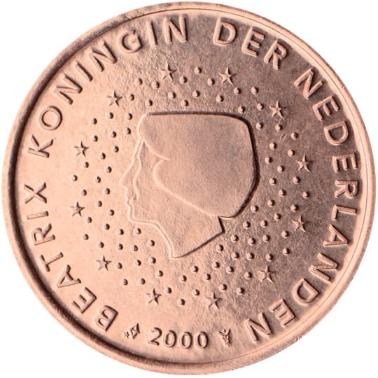 Back of Netherlands 5 euro cent Back of Netherlands 5 euro cent