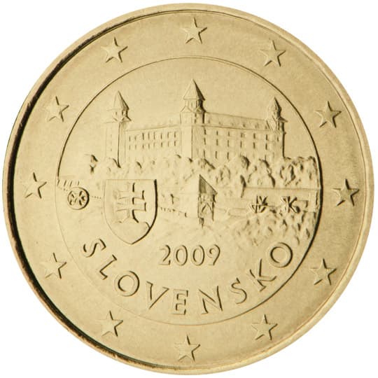 Back of Slovakia 10 euro cent Back of Slovakia 10 euro cent