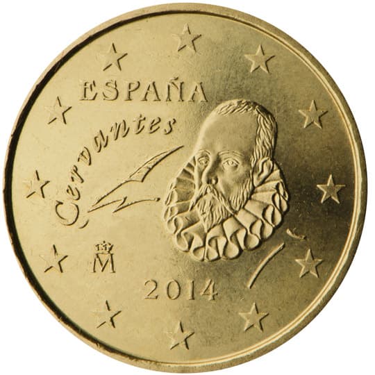 Back of Spain 10 euro cent Back of Spain 10 euro cent