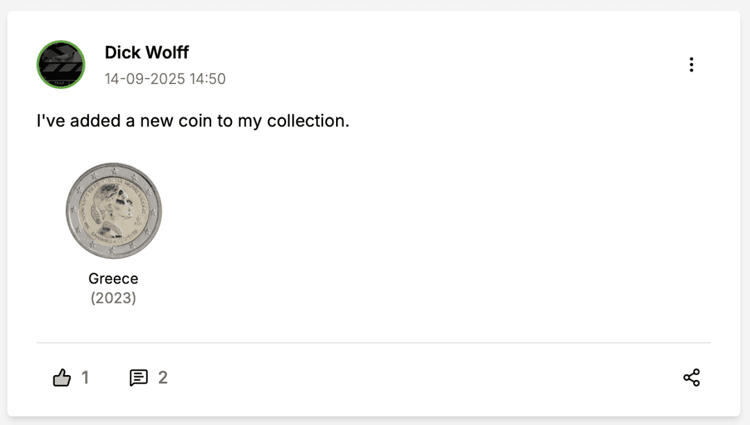 A post from the timeline A post from the timeline